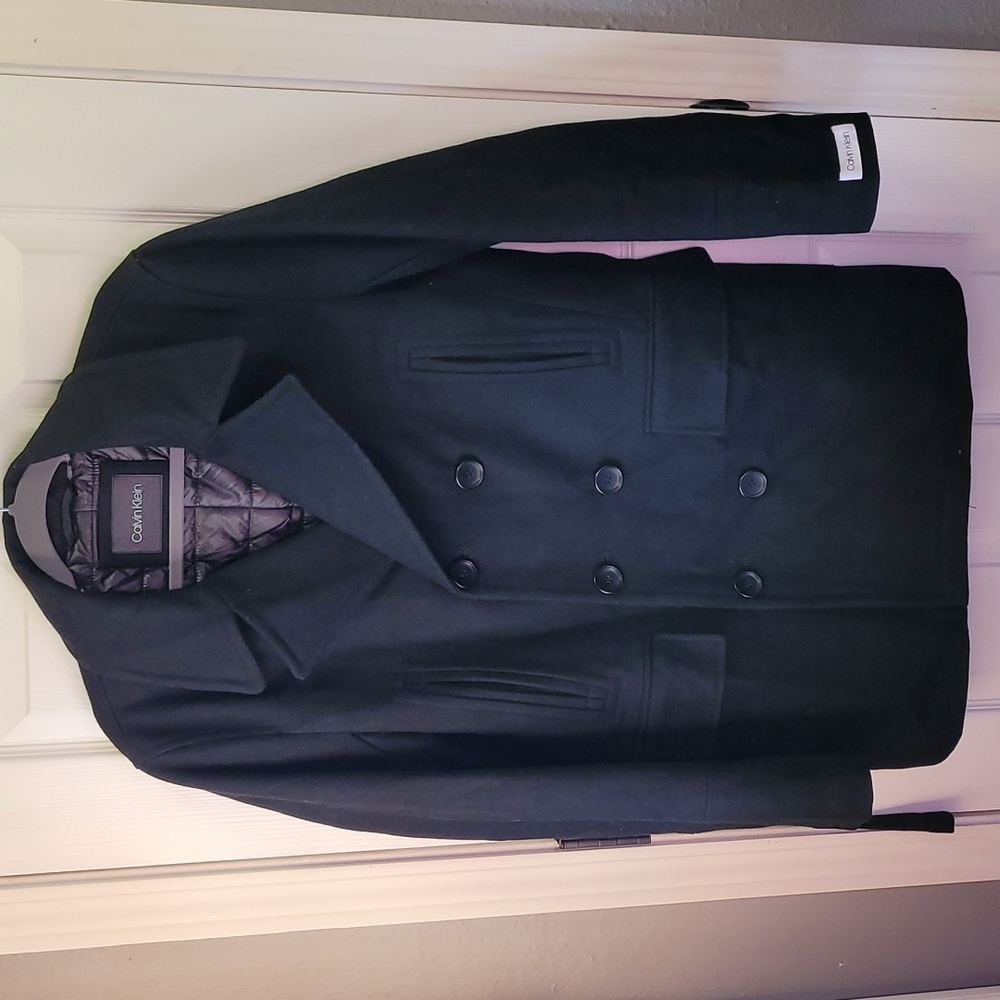 Calvin Klein Wool Blend Heavy Jacket Sz S